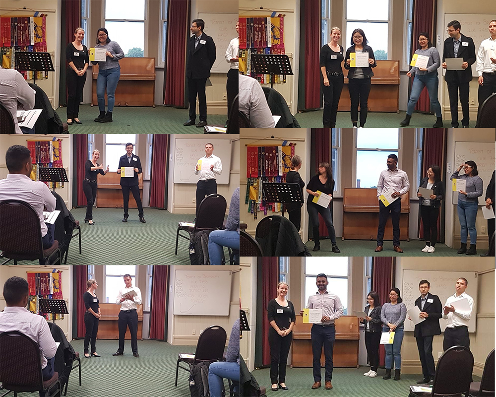 Toastmasters Contest - All Contestants